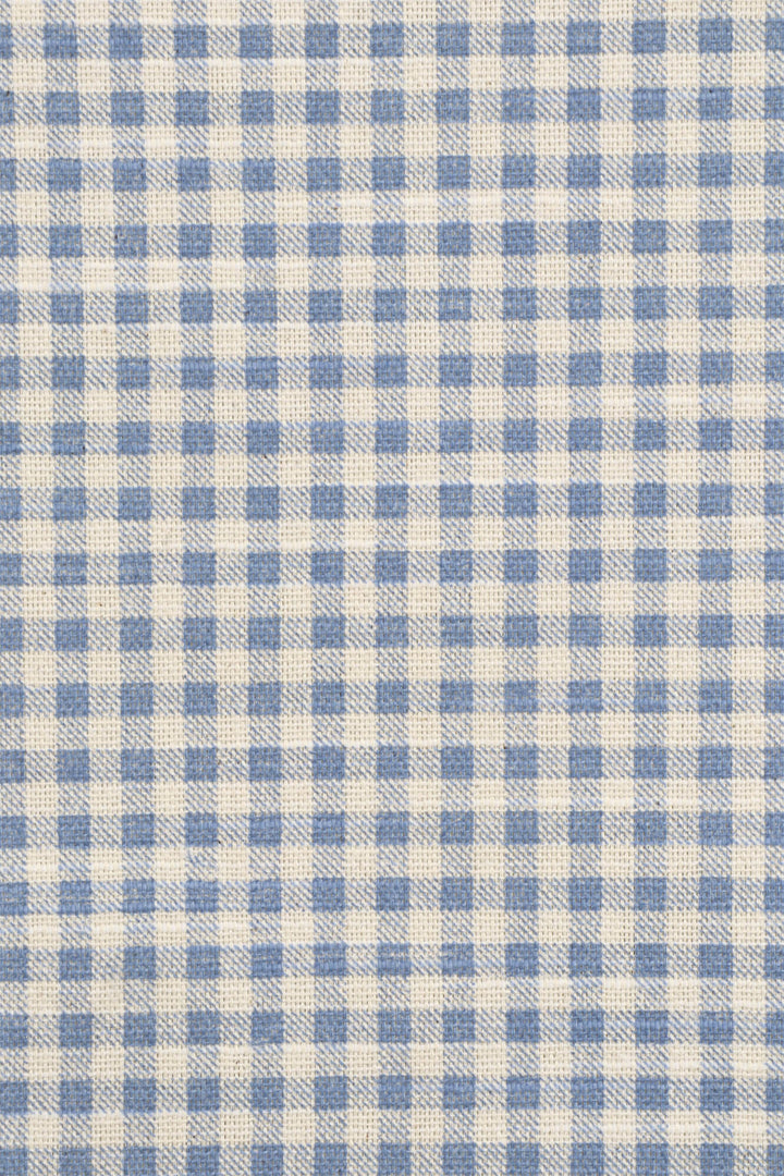 Amberley Mini Gingham Blue Double Width Fabric