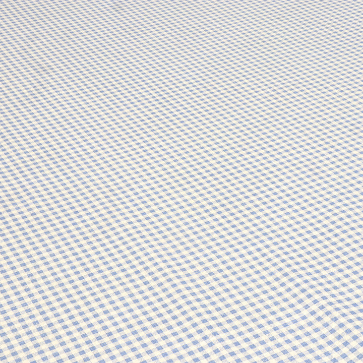 Amberley Mini Gingham Blue Double Width Fabric
