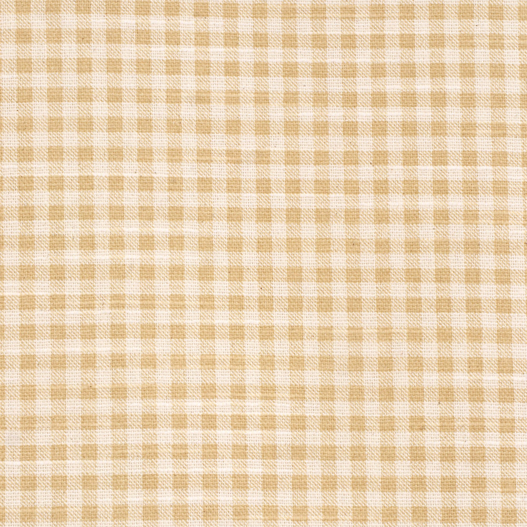 Amberley Mini Gingham Yellow Double Width Fabric