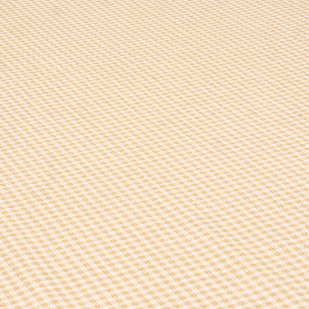 Amberley Mini Gingham Yellow Double Width Fabric