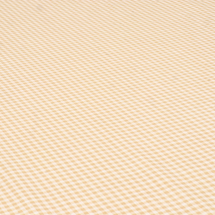 Amberley Mini Gingham Yellow Double Width Fabric