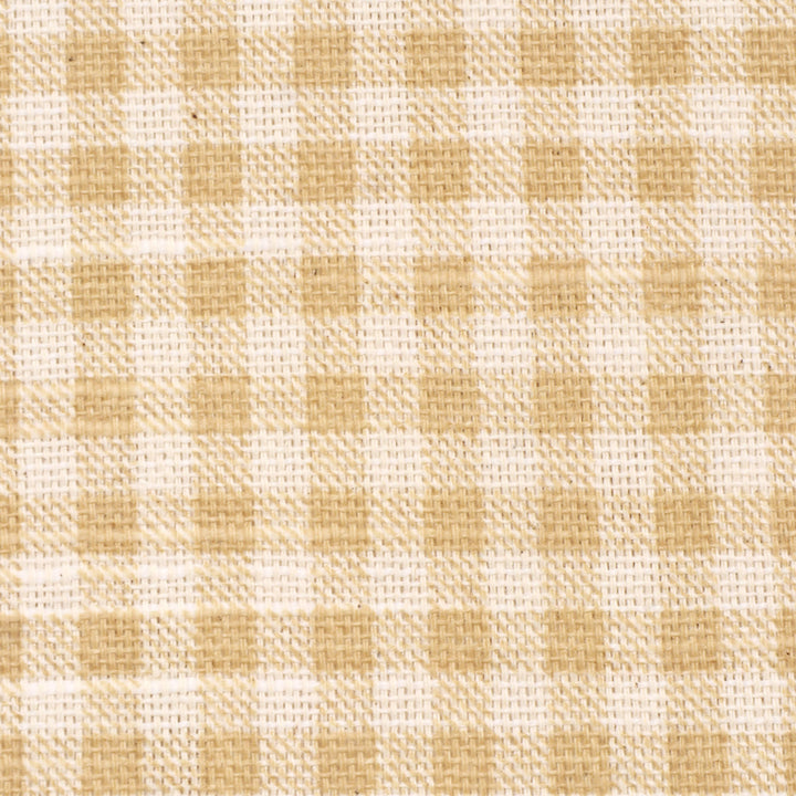 Amberley Mini Gingham Yellow Double Width Fabric