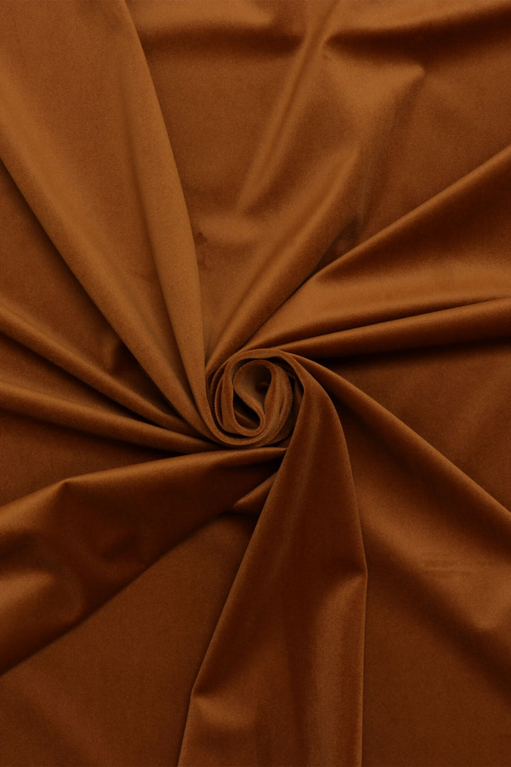 Clearance Alvar Velvet Amber Fabric