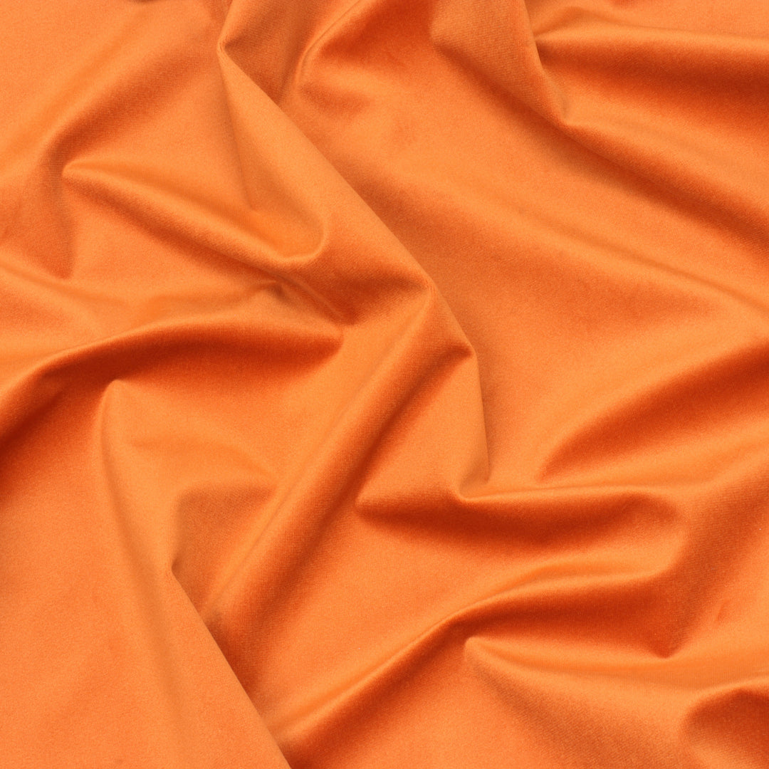 Clearance Opulence Velvet Tangerine Fabric