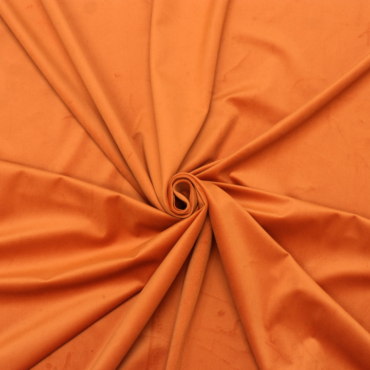 Clearance Opulence Velvet Tangerine Fabric