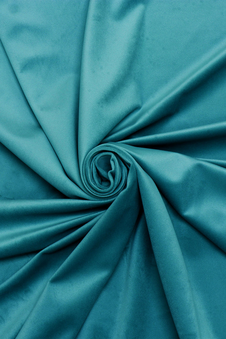 Clearance Opulence Velvet Cerulean Fabric