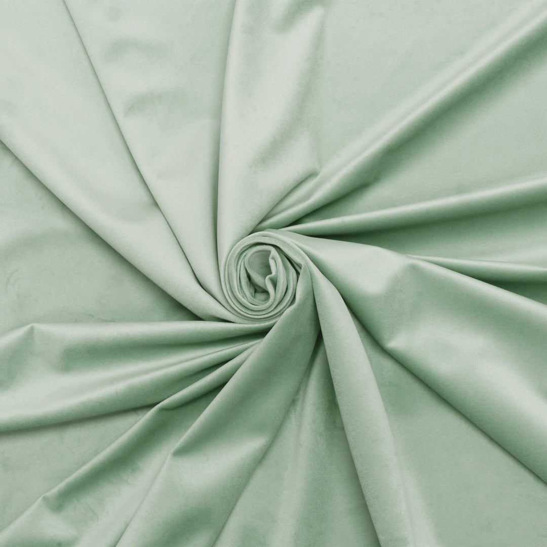 Clearance Opulence Velvet New Green Fabric