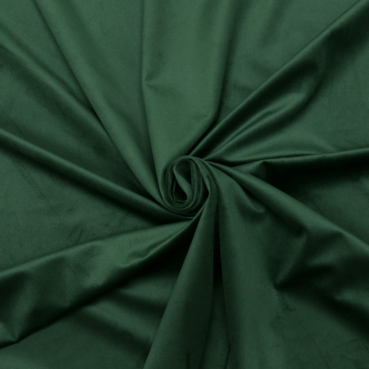 Clearance Opulence Velvet Bottle Green Fabric