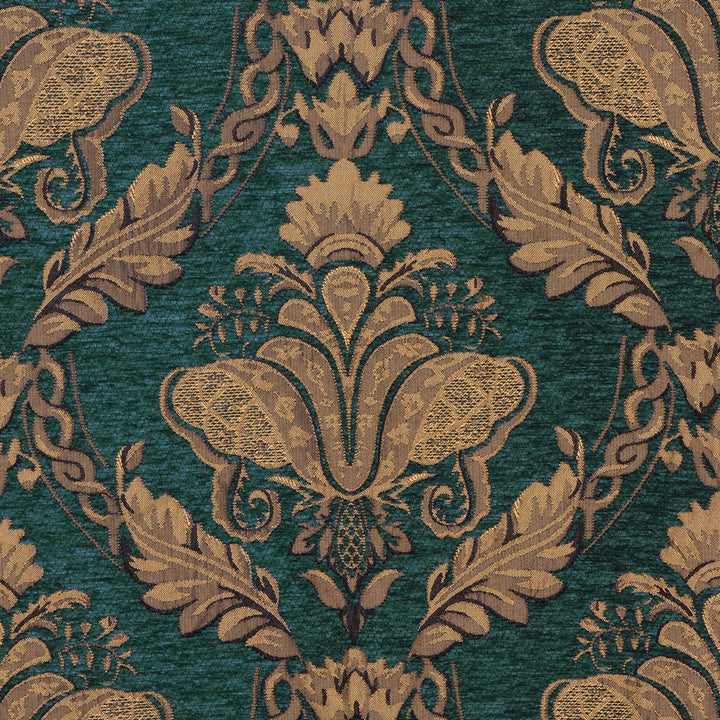 Clearance Shiraz Emerald Jacquard Fabric