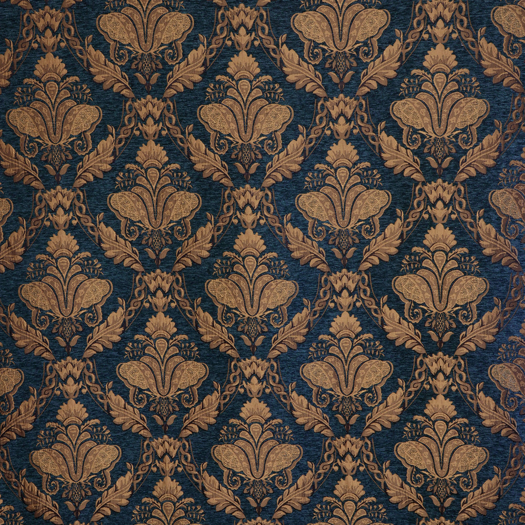 Clearance Shiraz Navy Jacquard Fabric