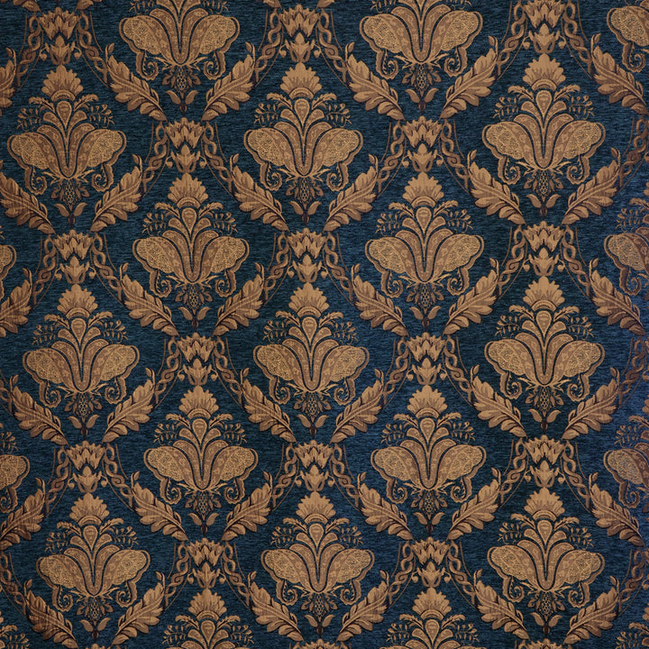 Clearance Shiraz Navy Jacquard Fabric