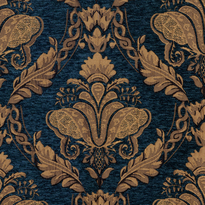 Clearance Shiraz Navy Jacquard Fabric