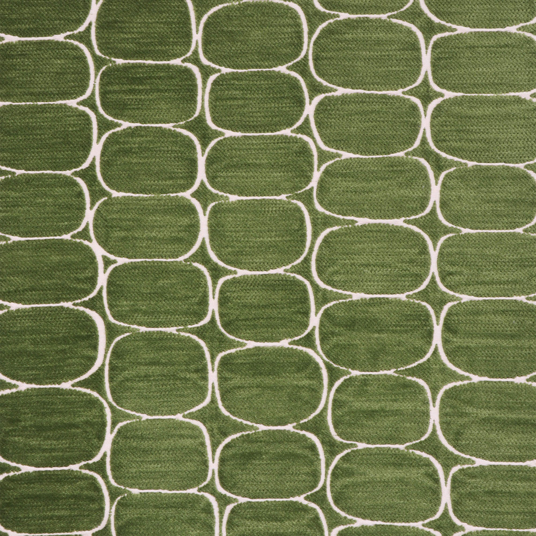 Clearance Burbank Green Jacquard Fabric