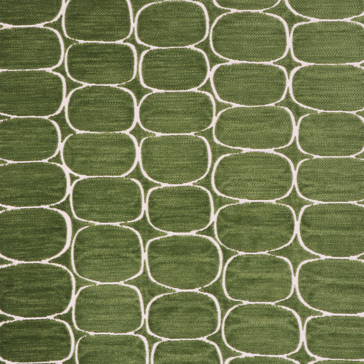Clearance Burbank Green Jacquard Fabric