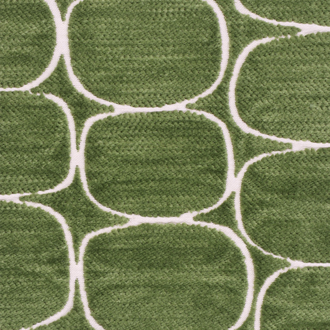 Clearance Burbank Green Jacquard Fabric