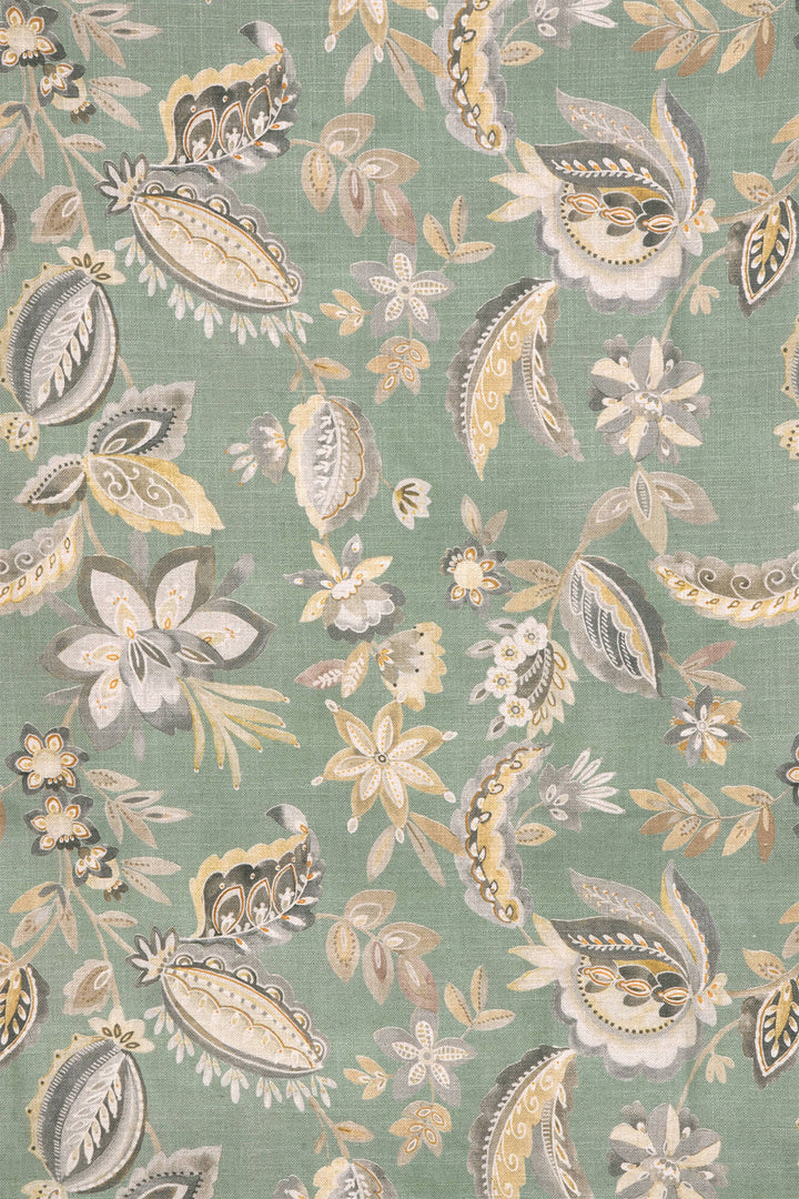 Sagewood Duck Egg Double Width Fabric