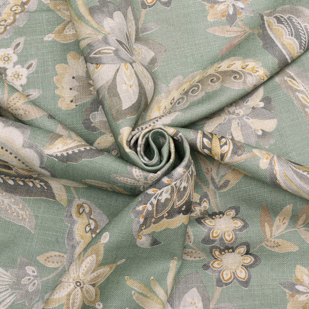 Sagewood Duck Egg Double Width Fabric