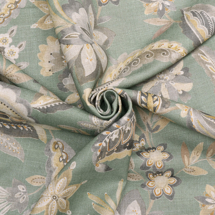 Sagewood Duck Egg Double Width Fabric