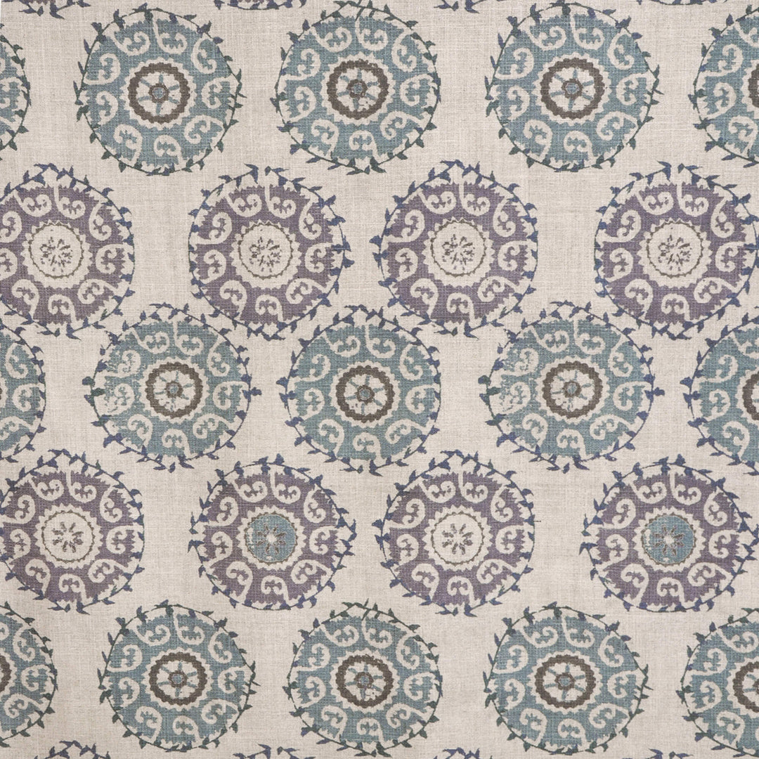 Dhala Suzani Azure Double Width Fabric