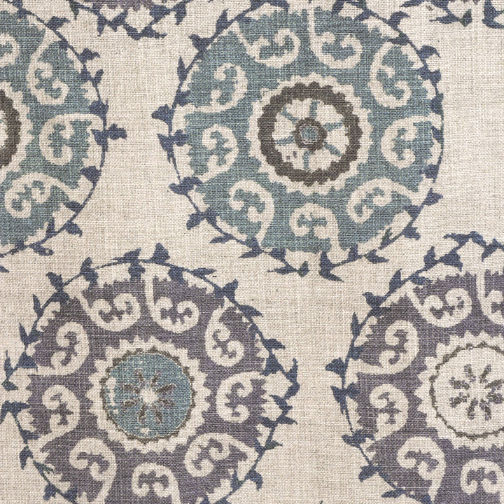 Dhala Suzani Azure Double Width Fabric