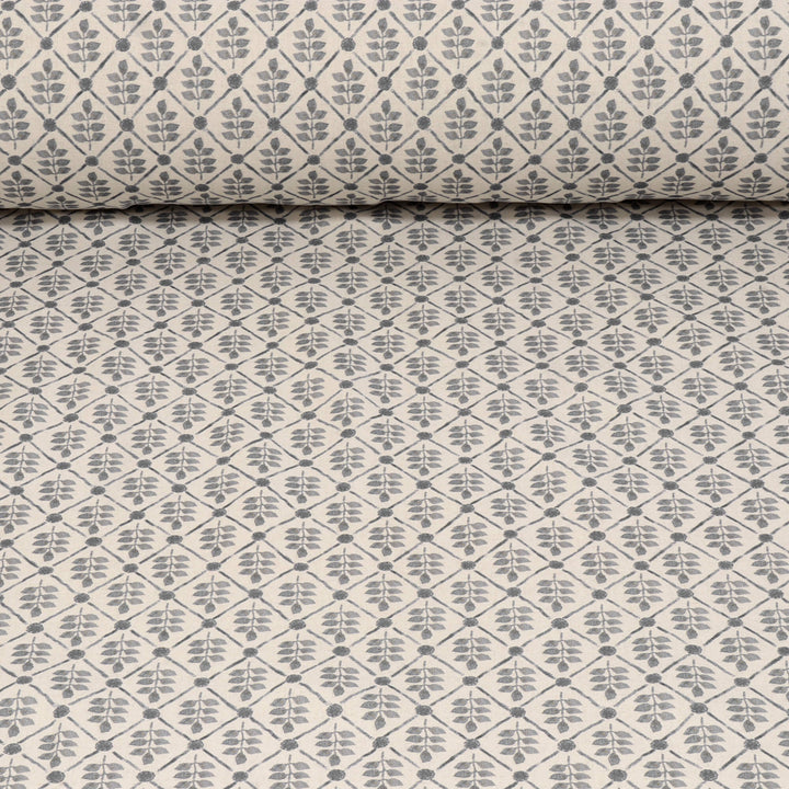 Ascott Pewter Double Width Fabric