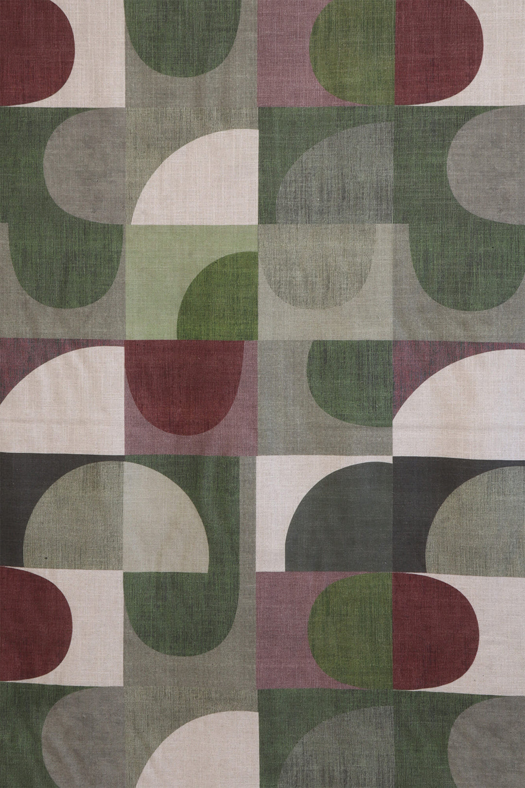 Delaunay Abstract Double Width Fabric