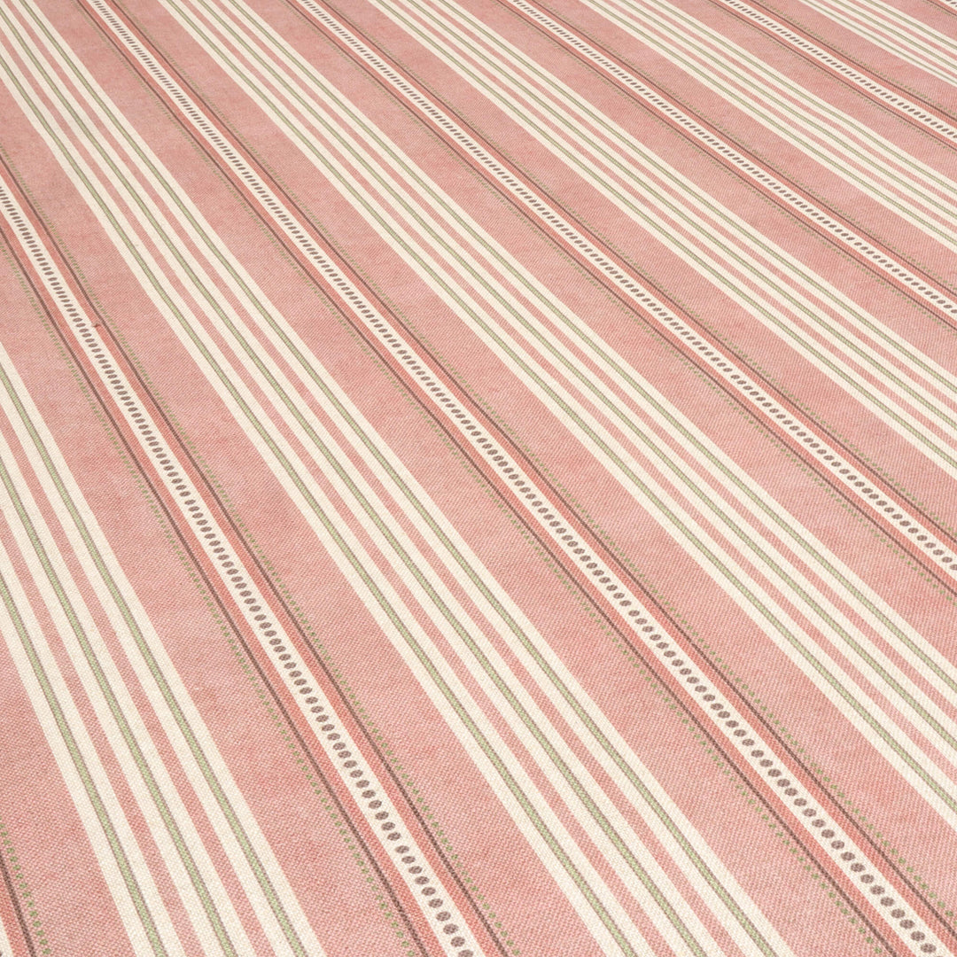 Ashbury Stripe Dusky Rose Double Width Fabric