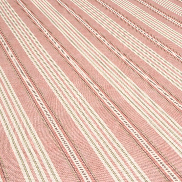 Ashbury Stripe Dusky Rose Double Width Fabric