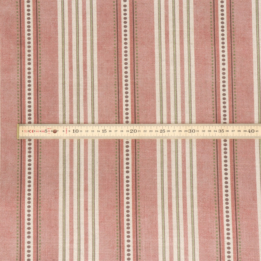Ashbury Stripe Dusky Rose Double Width Fabric