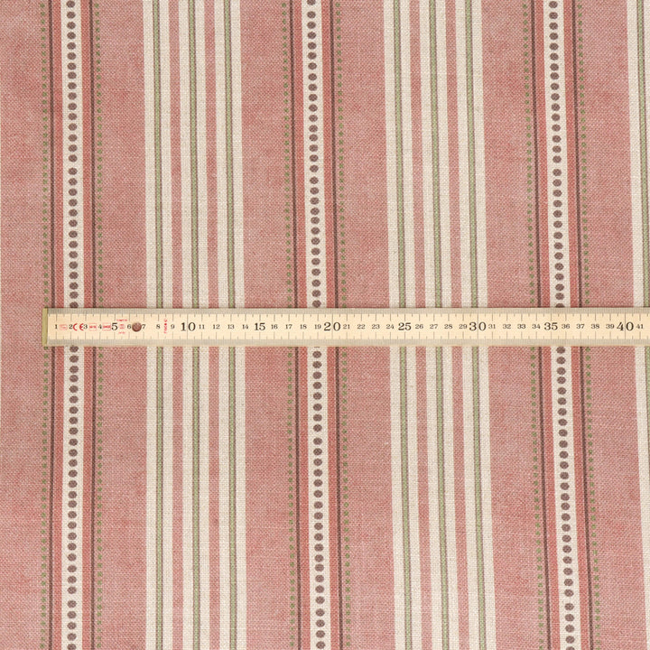 Ashbury Stripe Dusky Rose Double Width Fabric