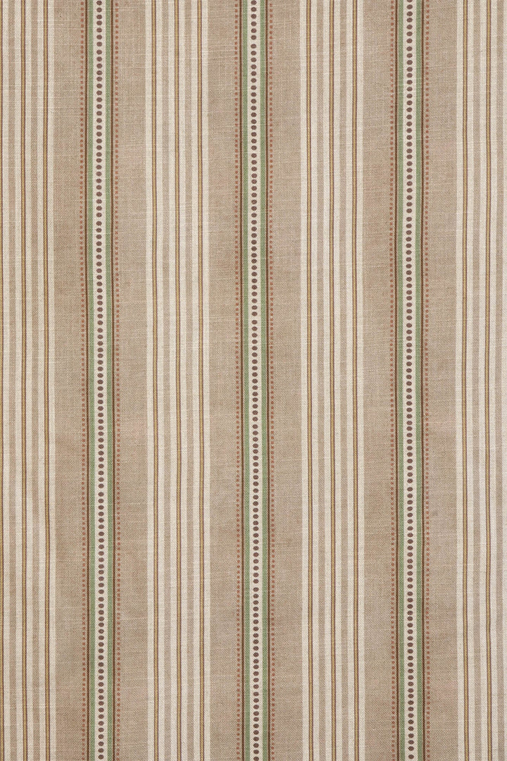 Ashbury Stripe Taupe Double Width Fabric