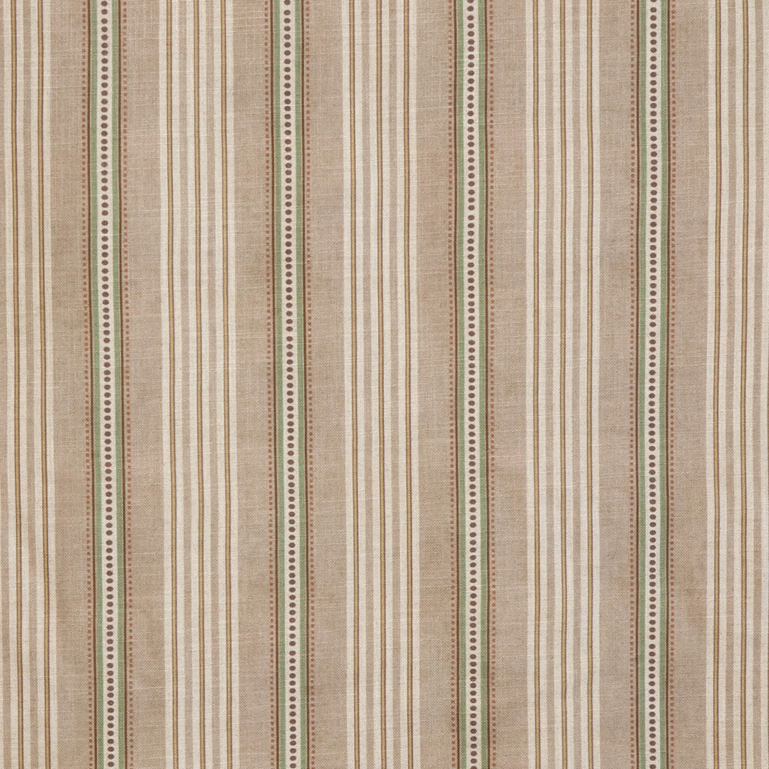 Ashbury Stripe Taupe Double Width Fabric
