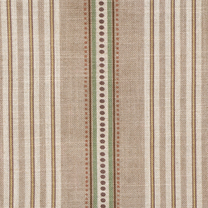 Ashbury Stripe Taupe Double Width Fabric