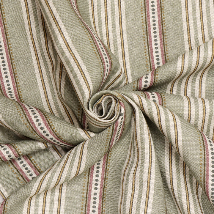 Ashbury Stripe Seagrass Double Width Fabric