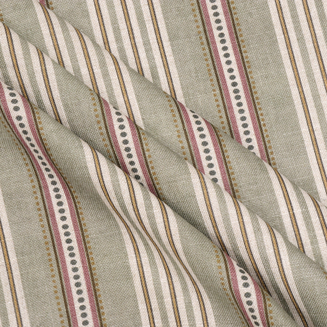 Ashbury Stripe Seagrass Double Width Fabric