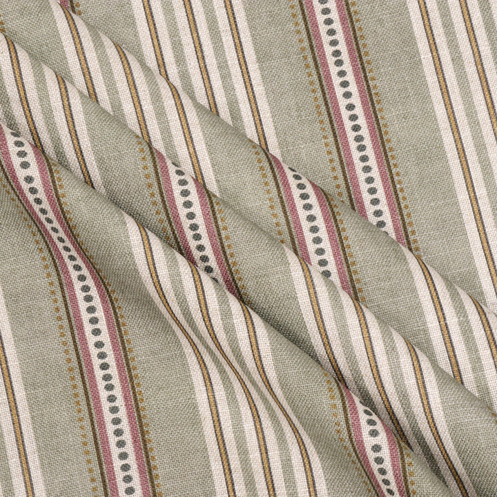 Ashbury Stripe Seagrass Double Width Fabric