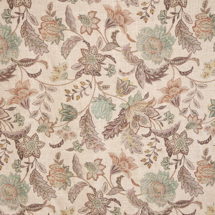 Ashbury Floral Taupe/Mauve Double Width Fabric