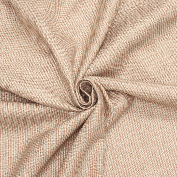 Dune Stripe Ash Rose Double Width Fabric