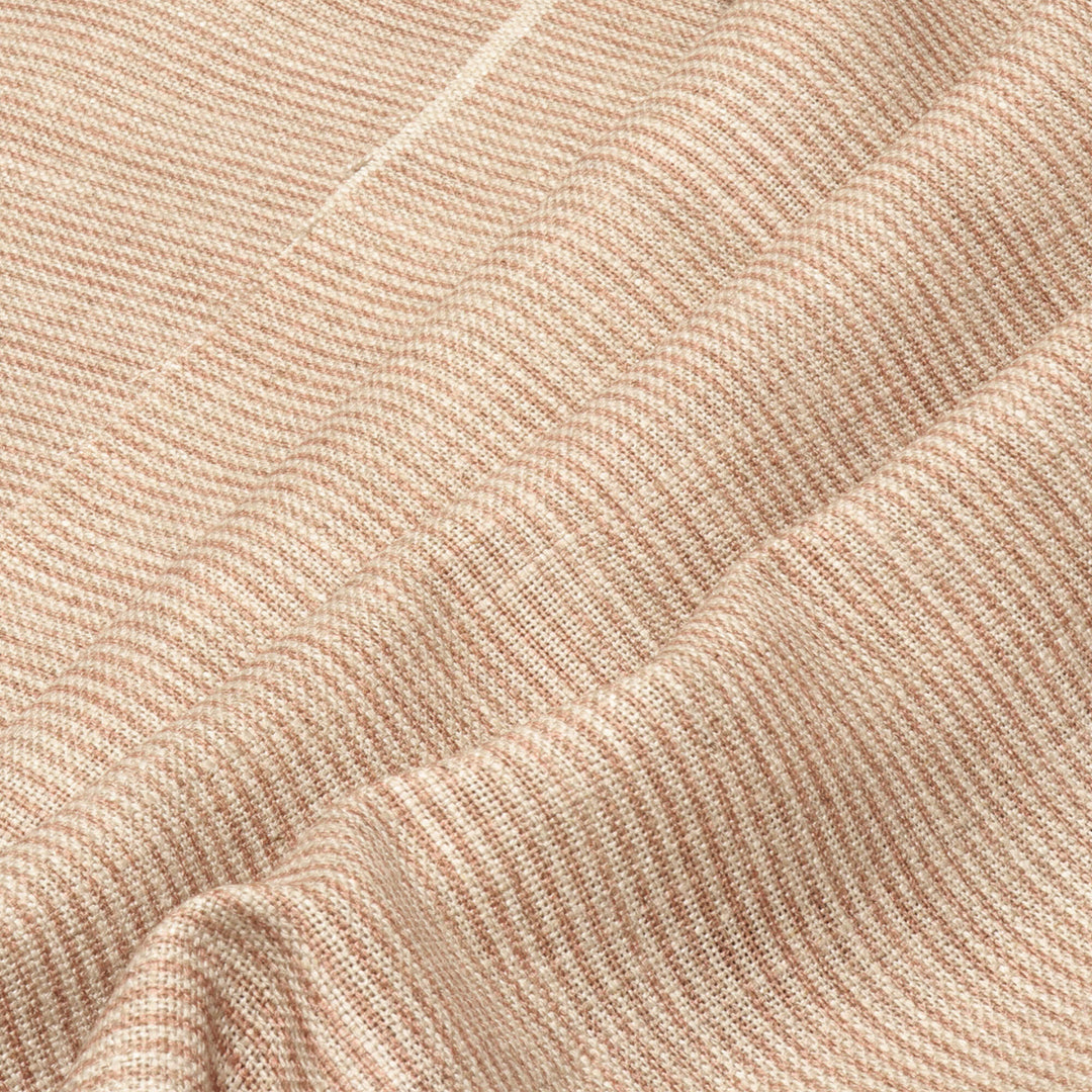 Dune Stripe Ash Rose Double Width Fabric
