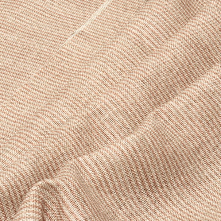 Dune Stripe Ash Rose Double Width Fabric