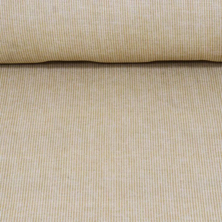 Dune Stripe Sand Double Width Fabric