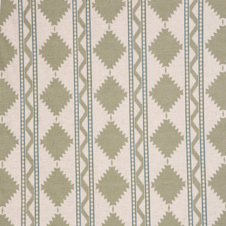 Soller Stripe Olive Green Double Width Fabric