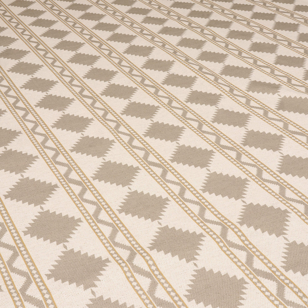 Soller Stripe Taupe Double Width Fabric