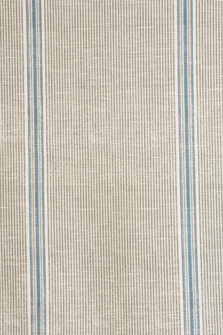 Cala Stripe Olive Green Double Width Fabric
