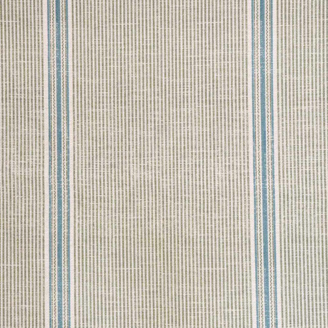 Cala Stripe Olive Green Double Width Fabric