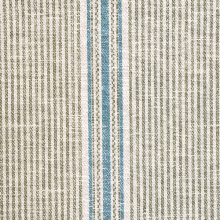 Cala Stripe Olive Green Double Width Fabric