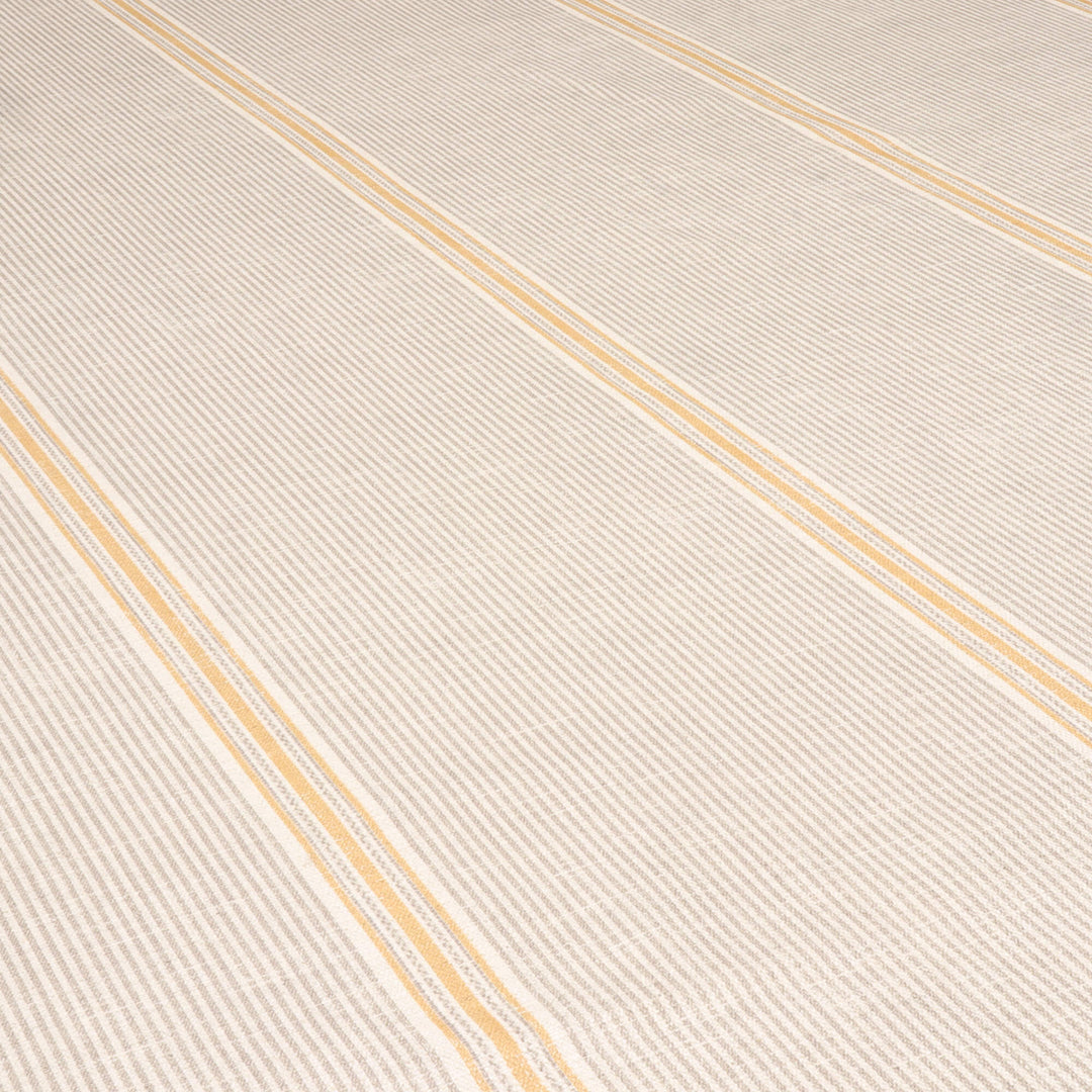Cala Stripe Taupe Double Width Fabric