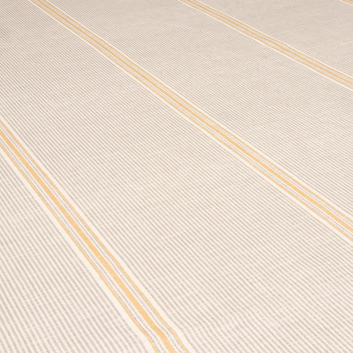 Cala Stripe Taupe Double Width Fabric