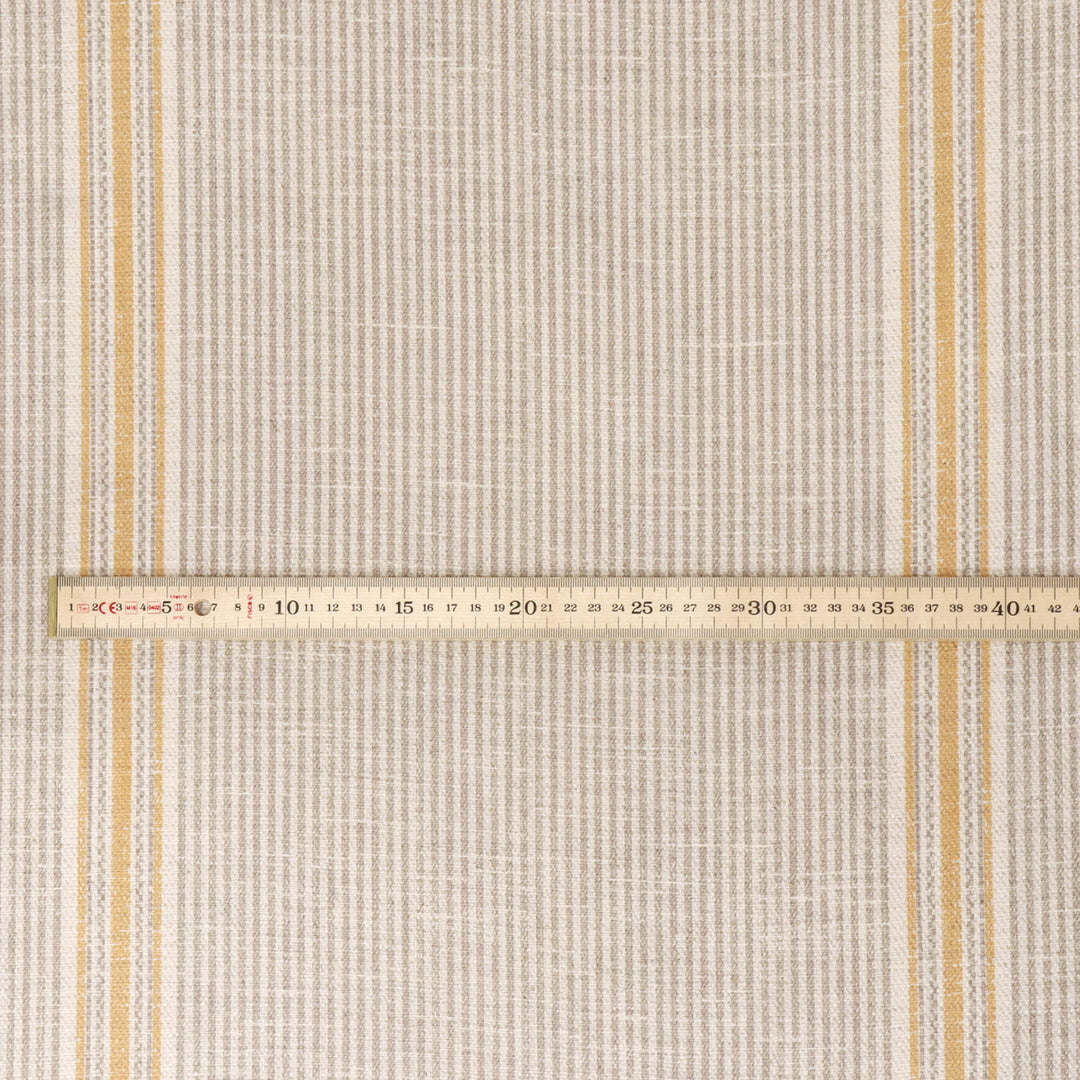 Cala Stripe Taupe Double Width Fabric