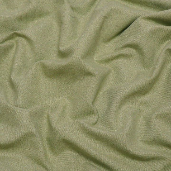 Pure Brushed Plain Olive Double Width Fabric
